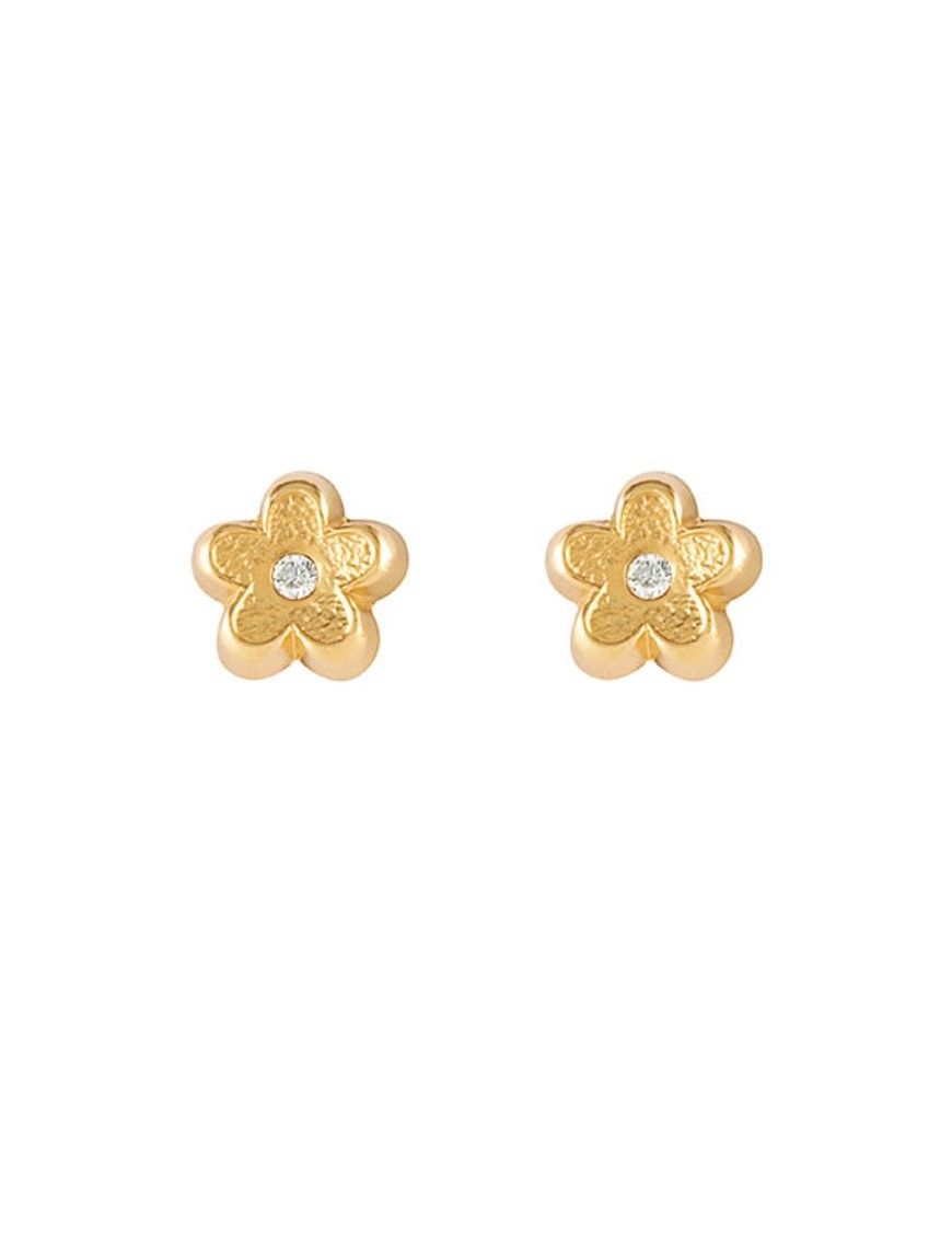 PENDIENTES ORO 18 KT CIRCONITAS 61A1501/2M
