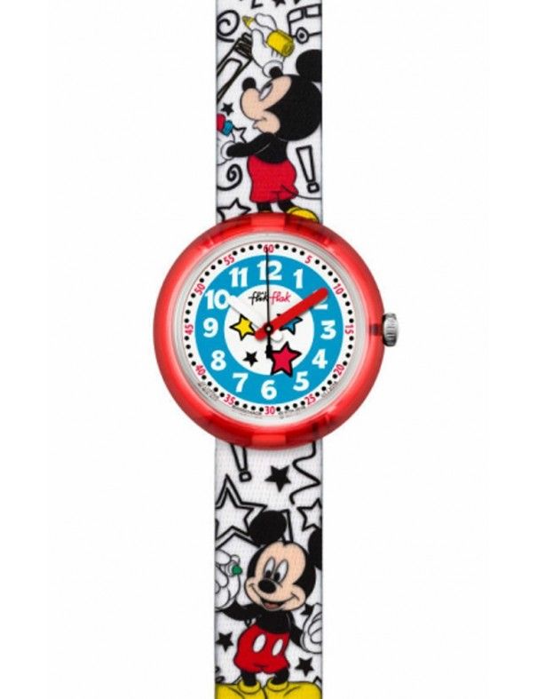 RELOJ FLIK & FLAK DISNEY'S MICKEY MOUSE UNISEX FLNP009