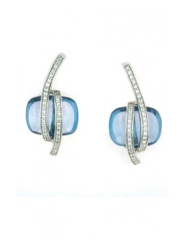 PENDIENTE PLATA CIRCONITAS GF-39273