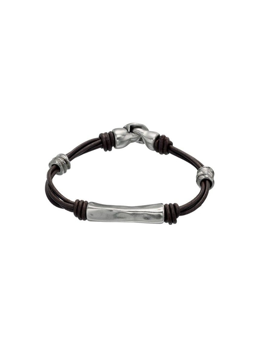 PULSERA UNO DE 50 HOMBRE MAS MADERA PUL1156MARMTL0L