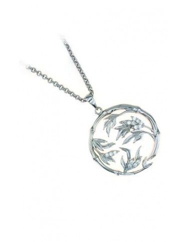 COLLAR PLATA CIRCONITAS PS2684