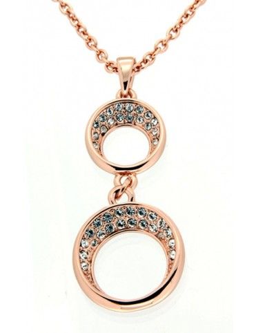 COLLAR METAL CHAPADO MUJER MS05930N-RG-B