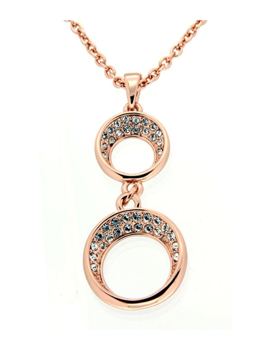 COLLAR METAL CHAPADO MUJER MS05930N-RG-B