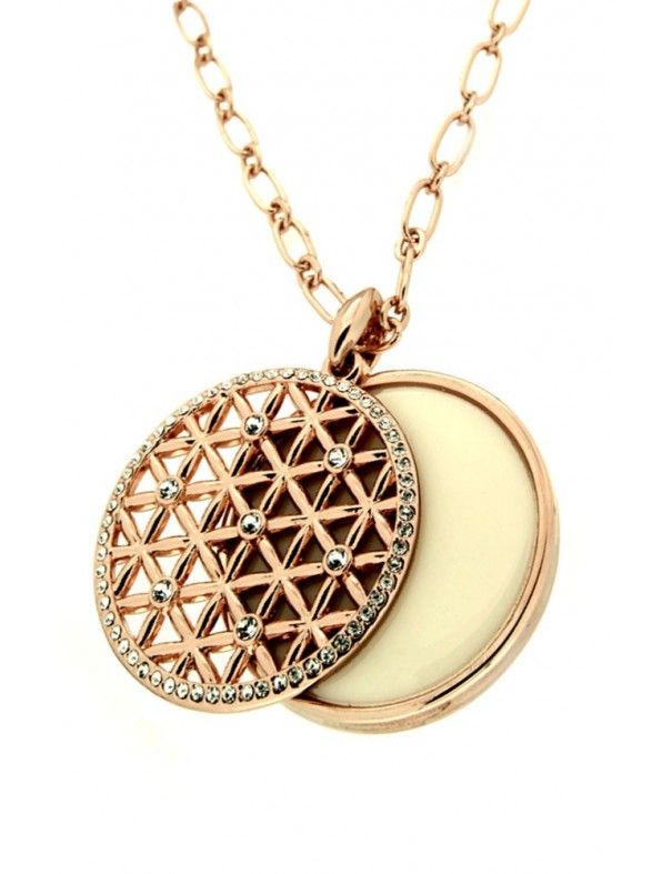 COLLAR METAL CHAPADO MUJER MS05545N-RG-A