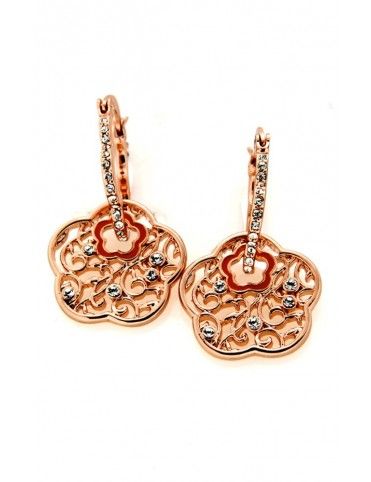 PENDIENTES METAL CHAPADO MUJER MS06075E-RG-B