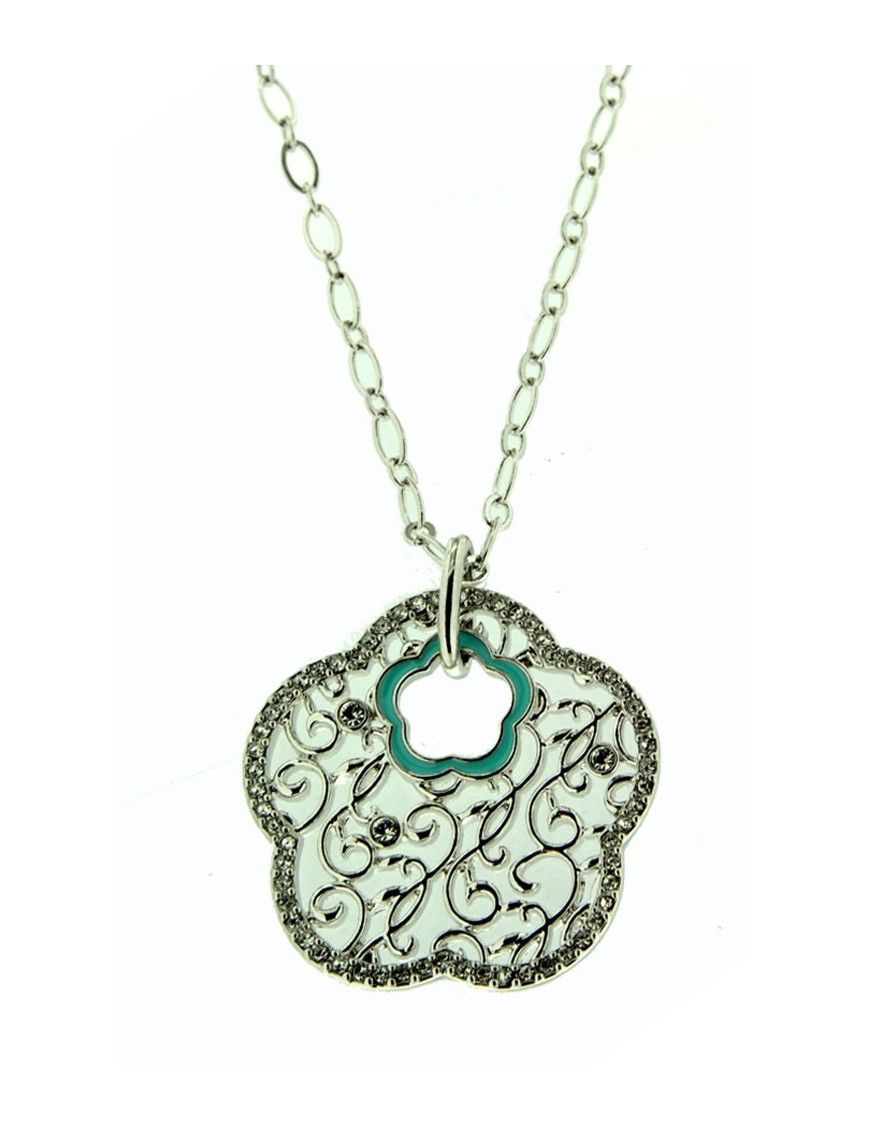 COLLAR METAL MUJER MS06076N-R-A