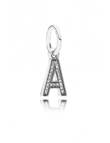 ABALORIO PANDORA LETRA A PLATA 791313CZ