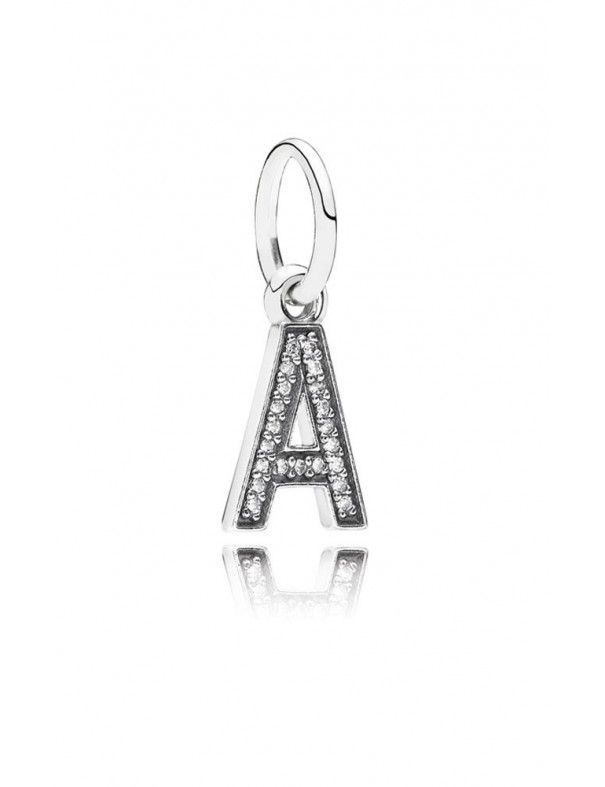 ABALORIO PANDORA LETRA A PLATA 791313CZ