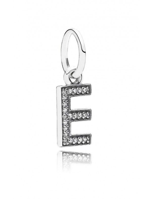 ABALORIO PANDORA LETRA E PLATA 791317CZ