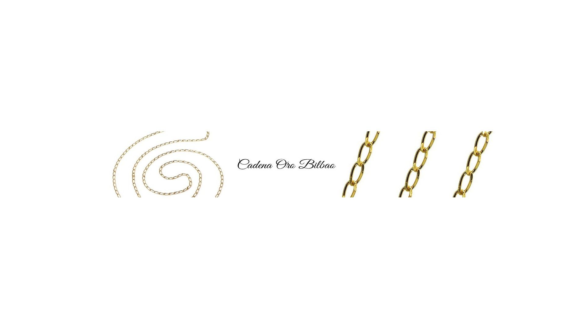 Cadenas de oro Bilbao de 40 cm