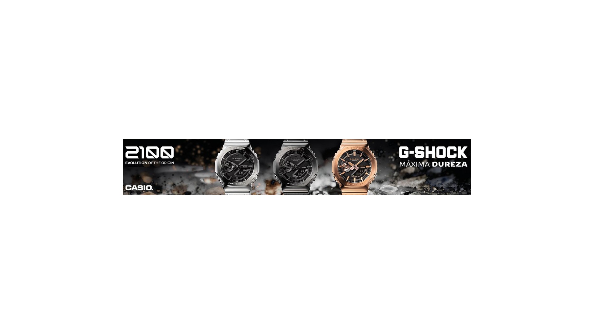 G-SHOCK, la gama más Premium, elegante, sofisticada, con los materiales más resistentes y la tecnología más precisa.