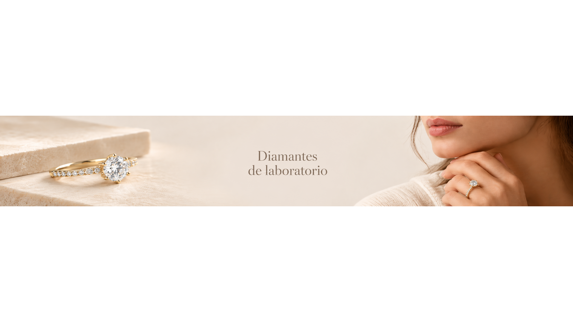 Joyas con diamantes de laboratorio